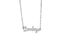 Athletic Script Necklace By Fan Freanzy, No metal, No Gemstone