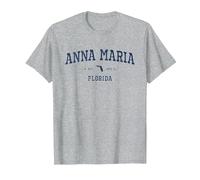 Athletic Vibes from Anna Maria, FL T-Shirt, Men, Heather Grey, X-Large