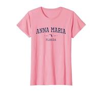 Athletic Vibes from Anna Maria, FL T-Shirt, Women, Pink, 3X-Large