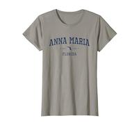 Athletic Vibes from Anna Maria, FL T-Shirt, Women, Slate Grey, Medium