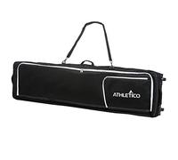 Athletico Conquest Padded Snowboard Bag With Wheels - Travel Bag for Single Snowboard and Snowboard Boots (Black, 157 cm)