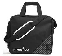Athletico Essential Bowling Bag - Single Ball Bowling Tote Bag with Padded Bowling Ball Holder (Black)