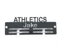 Athletics Medal Hanger, 3mm Shatterproof Acrylic, Gold Mirror | 3mm shatterproof acrylic, gold mirror finish, laser-polished edges, indoor/outdoor use