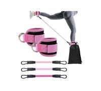 ATHLEVO Ankle Straps for Cable Machine & Resistance Bands - Adjustable Padded Cuffs for Leg & Glute Workouts - Gym & Home Exercise Equipment for Women & Men - Kickbacks, Leg Raises, Booty Training