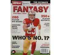 Athlon Sports Fantasy Football 2024 Magazine Issue 43 Who'S No 1, Christian Mccaffrey
