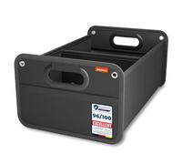 ATHLON TOOLS Car Boot Organiser - Collapsible Boot Storage Bag - Multi-Compartment Tidy for Car, Van & SUV - 600D Oxford, Non Slip Bottom