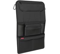 ATHLON TOOLS The most stable car seat organiser, reinforced back panel, food-safe, with integrated tablet holder, with extra pencil case, for business and children, designed in Hamburg