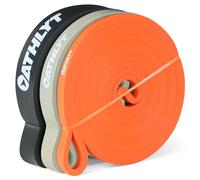 Athlyt Non-Slip Resistance Bands - Set Of 3, Light, Medium And Heavy Levels, Ideal For Home Workouts