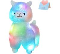 Athoinsu Light up Rainbow Llama Stuffed Animal Alpaca Night Light Plush