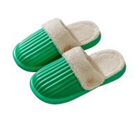athroom Slippers Women House Slippers for Men Winter Indoor Shoes Womens Heated Slipper Green