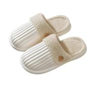 athroom Slippers Women House Slippers for Men Winter Indoor Shoes Womens Heated Slipper White