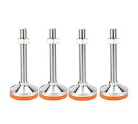AthuAh leveling feet, 4pcs Carbon Steel Levelling Feet M20 Thread Heavy Duty Leveling Screw Legs, Adjustable Feet Leveler for Workbench Machine