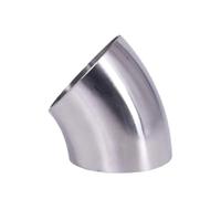 AthuaH Stainless Steel Cast Pipe Fitting, 19mm 22 25 28 32 34 38 45 48 51mm OD Butt Welding 45 Degree Elbow SUS 304 Stainless Steel Pipe Fitting, 1pcs(89mm OD) Plumbing Fittings