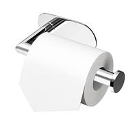 Athyior Toilet Roll Holder Self Adhesive - SUS 304 Stainless Steel Tissue Paper Rack Wall Mounted No Drilling Chrome Rustproof Waterproof for Bathroom, Silver