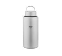 ATiAP ATiAPTitanium Water Bottle 1000ml, Ultralight Single-Wall Sports Kettle with Storage Pouch, Leakproof Metal Canteen for Outdoor Camping, Hiking, Backpacking Survival