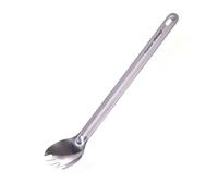 ATiAP Titanium Long Handle Spoon Outdoor Ultralight Portable Flatware with Polished Bowl for Home and Camping Hiking Use