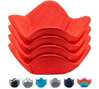 Aticca Microwave Bowl Cozy Holders, Heat Proof, Red 4-Pack