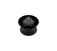 Atilla The Hun In Zen Lotus Position Conquer Yourself PopSockets Adhesive PopGrip