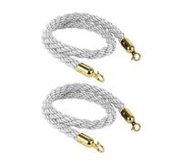 ating Barrier Rope with Hook2 Pack Crowd Control Hemp Rope for Queue Management DurableBarrier Rope for Event and Visitor Direction Twisted Hemp Design