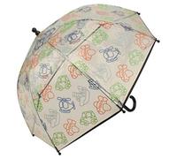 Atino Childrens Clear Umbrella with Fun Designs Blue Helicopter