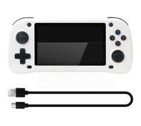 ATIODYUUK New G28 4.3 Inch HD 64GB Handheld Game Console Support up to 20 Kinds of Classic Simulators to Play Classic Nostalgic Games for PSP/ PS1/ N64 for Game boy Birthday Gifts Presents-White