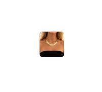 Atiptu Chunky Gold Disc Choker Necklace for Women Statement Geometric Round Disc Chains Necklaces Fashion Jewelry for Women, L, Metal, No Gemstone