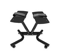 ATIVAFIT Adjustable Dumbbell Stand Fitness Dial Dumbbell Rack with Adjustable Belt for Home Gym Set
