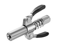 ATIVERE Grease Gun Coupler 1PCS with 6 Locking Jaw Strong Lock-on, 10000 PSI High Pressure Quick Release Grease, Compatible with All Grease Guns 1/8" NPT Grease Gun Nozzle Fittings