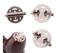 ATJOGWIN 4 Pack Tobacco Pipe Metal Wind Screen Cap Cover Lid for 13-20mm Internal Diameter