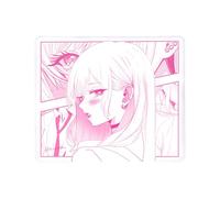 ATK Anime Mouse Pad - Reverie Soft Gaming Mousepad, 490×420×4mm Recessed Edge, Balanced Tracking Surface, Non-Slip Poron Base - Black-White or Pink (Pink)