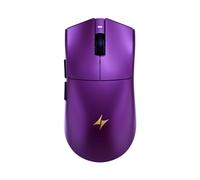 ATK Blazing Sky X1 V2 Wireless Gaming Mouse, 55g Lightweight, PAW3395Ultra Sensor, Nordic 54L15 MCU, Mechanical Switches, New Nano 8K Dongle, Tri-Mode 2.4G/Bluetooth/Wired (Extreme, Metallic Purple)