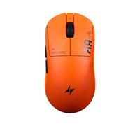 ATK Dragonfly A9 Air Wireless Gaming Mouse, PAW3950 Ultra Sensor, DPI up to 42,000, 47g Lightweight, 8K Polling, 300 Hr Battery Life, 5 Programmable Buttons, Dual-Mode 2.4G/Wired - Sunset Orange