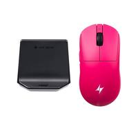 ATK Dragonfly A9 NB Ultra Wireless Gaming Mouse, PAW3395 Ultra Sensor, DPI up to 42,000, 56g Lightweight, 8K Polling, 200 Hr Battery Life, 5 Programmable Buttons, Dual-Mode 2.4G/Wired (Pink)