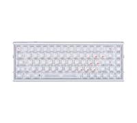 ATK RS6+ 65% Wired Mechanical Gaming Keyboard, Aluminum Magnetic Switch, 8K Polling Rate, 0.08ms Ultra-Low Latency, 5-Layer Acoustic Padding, RGB Backlit, for PC Mac - Silver Samurai
