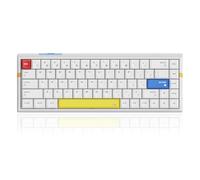 ATK RS6 Ultra Aluminum Hall Effect Gaming Keyboard - 65% Compact 68 Keys, 0.001 mm RT, 8K Polling, Hot-Swappable, RGB (White-Jade Magnetic)