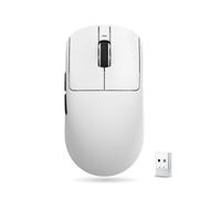 ATK VXE Dragonfly R1 Wireless Gaming Mouse, PAW3395 Sensor, DPI up to 26,000, 51g Lightweight, 40 Hr Battery Life, 5 Programmable Buttons, On-Board Memory, Tri-Mode 2.4G/Bluetooth/Wired - White