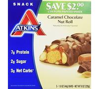 Atkins Advantage Bars Caramel Chocolate Nut Roll, Caramel Chocolate Nut Roll 5/7.8 oz