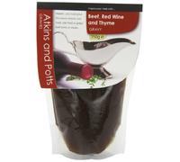 Atkins and Potts Beef Gravy with Red Wine and Thyme 350 g (Pack of 6)