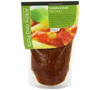 Atkins and Potts Tomato and Basil Pasta Sauce 350 g (Pack of 6)