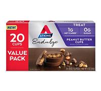 Atkins Endulge Treat Peanut Butter Cups. Rich Milk Chocolate Flavored Cup & Creamy Peanut Butter. Keto-Friendly. Value Pack, 20 Count (Pack of 1)