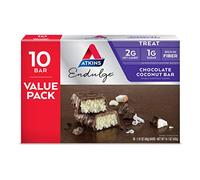 Atkins Endulge Treats, Chocolate Coconut Bar, 1.4 oz Bar, 10 Count