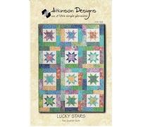 Atkinson Designs Pattern ATK-129 ~ Lucky Stars Fat Quarter Quilt