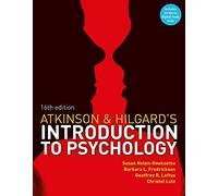 Atkinson & Hilgard's Introduction to Psychology by Susan Nolen-Hoeksema, Barbara L. Fredrickson, Geoffrey R. Lo (2014) Paperback