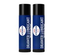Atkinson Oil Co. Drawer Lubricant Stick - 2 pieces Natural, Non-Toxic & Biodegradable Wood Drawer Glide Wax - Effortless Lipstick-Style Applicator for Smooth, Quiet Draws