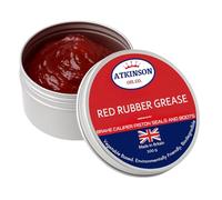 Atkinson Oil Co. Red Rubber Grease - 100g Brake & Hydraulic Seal Grease | Vegetable-Based, Rubber-Safe, Non-Mineral Formula | Ideal for Classic Cars, Calipers & O-Rings Made in UK