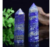 AtkitS beautiful 1pc Natural Lazurite Lapis lazuli Tower Ornaments Room Decor Home Decoration Healing Crystal Point wand Witchcraft DIY Gift