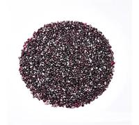 AtkitS Kinds Mini 3-5mm Natural Crystal Gravel Bulk Healing Mineral Specime Gemstones Gem Natural Quartz Crystals home decor(Garnet)