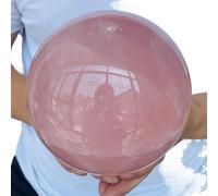 AtkitS Meditation Natural Rose Quartz Ball Rose Quartz Crystal Ball (Size : 80-100g)