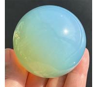 AtkitS meditation Opalite hand carved ball quartz crystal sphere