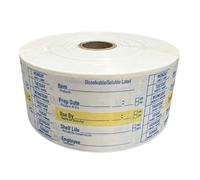 ATL Direct Dissolvable Food Labels for containers, Restaurant Supplies, 1000 Count Kitchen Labels for Food containers Removable Labels for Food Storage containers 2x3 Pantry Labels for containers
